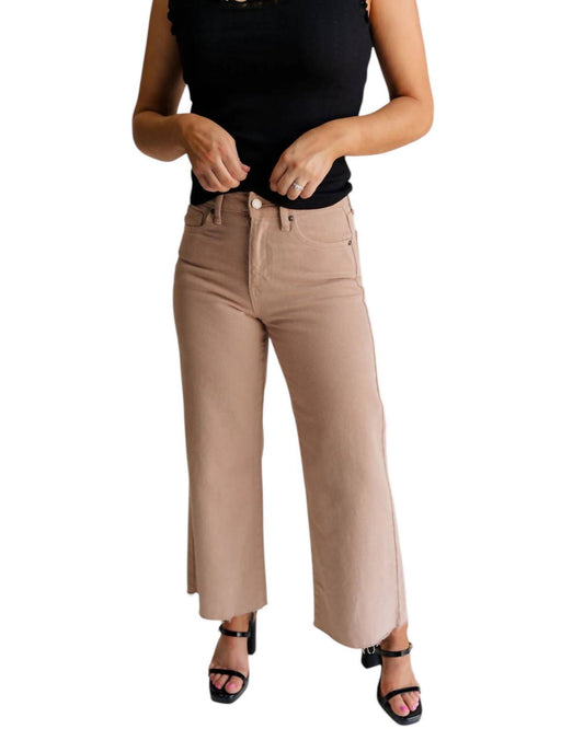 Just Usa - Lena Wide Cropped Leg Pants