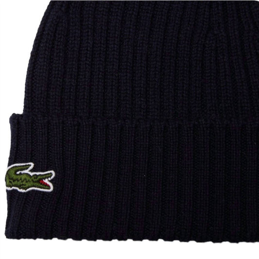 Lacoste - Ribbed Wool Beanie - Unisex