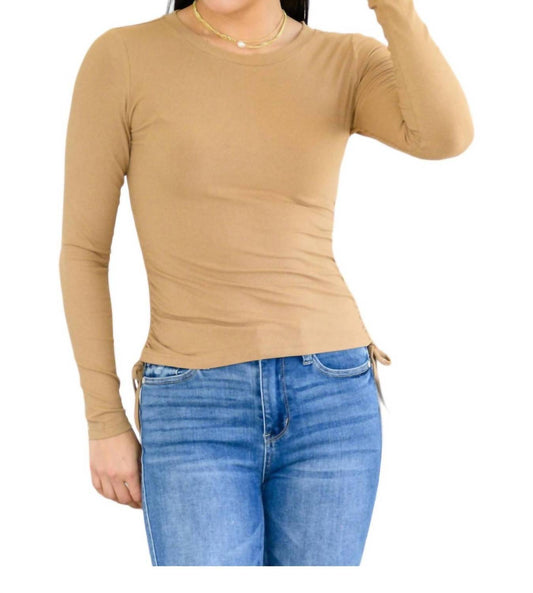 Mittoshop - Ribbed Round Long Sleeve Top