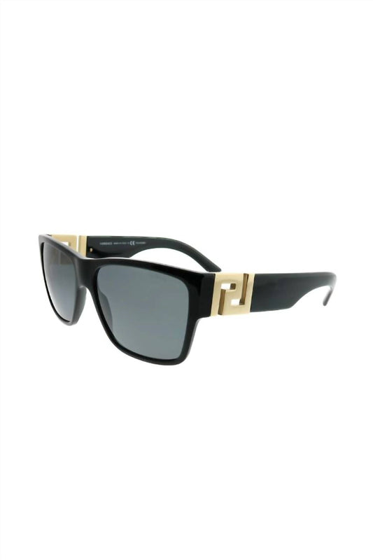 Versace - Square Plastic Sunglasses with Grey Polarized Lens