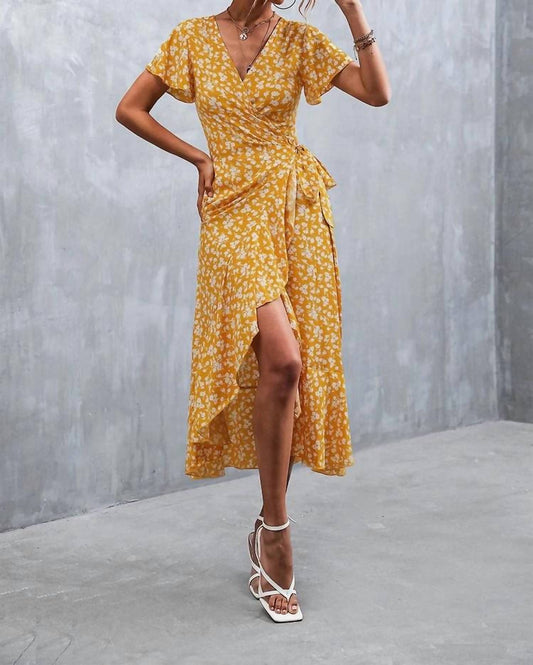 Annva Fashion - Midi Wrap Dress