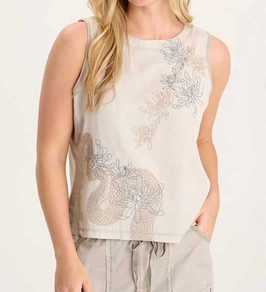 Xcvi - Quan Embroidered Tank