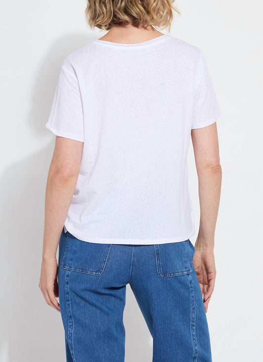 Lysse - Cyrus Box Cut V Neck Tee