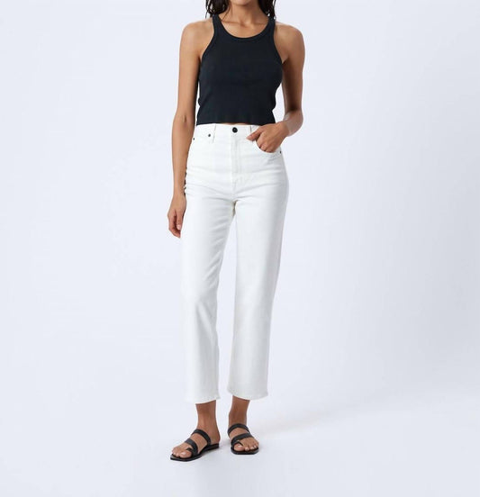 Slvrlake - London Crop Straight Leg Jean