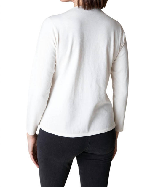 Habitat - Cotton Buttery Knit Ruched Pullover Sweater