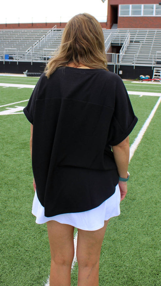 Bibi - Touch Down Short Sleeve Top