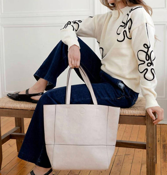 Joy Susan - Women's Faith Raw Edge Neutrals Tote