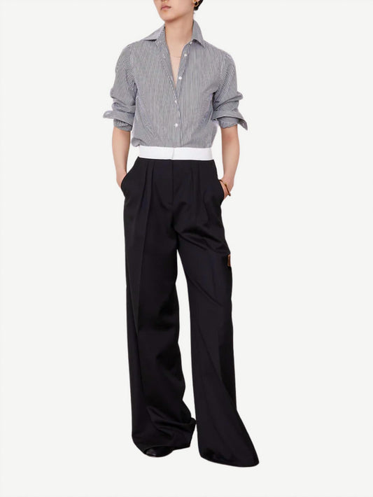 Officine Générale - Elia Herringbone Wool Pants