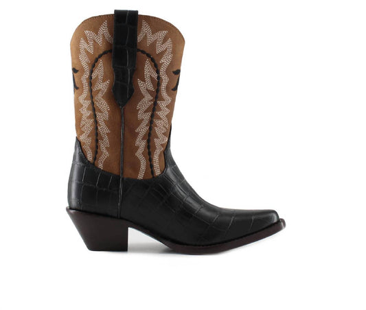 Buck & Brana - Women's Bianca Leather Cowgirl Boots