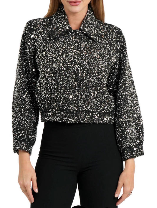 Love Token - Jeweled Bomber Jacket