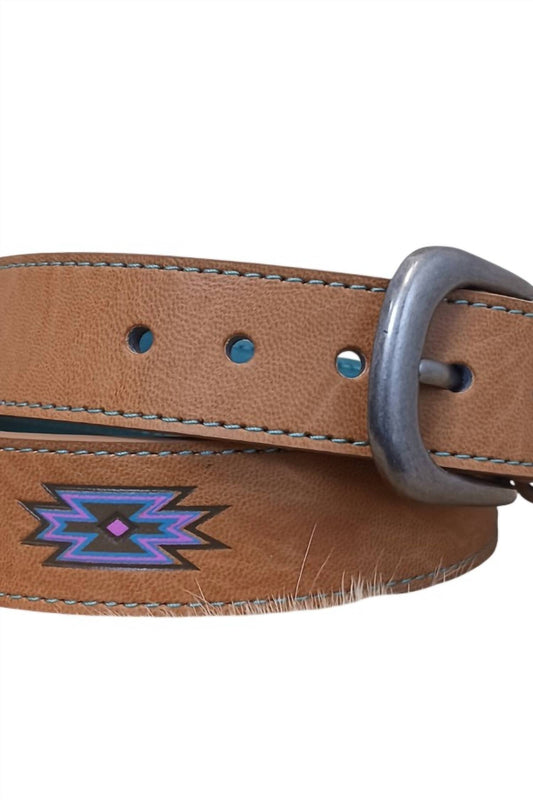 Catchfly - Women's Aztec Design Print Belt
