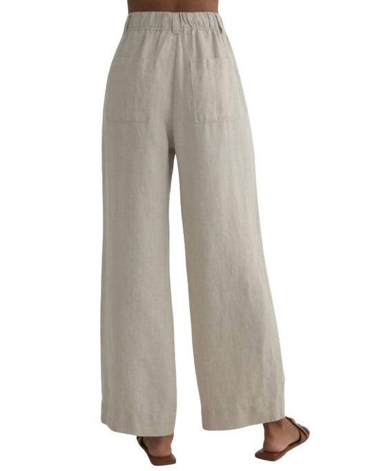 Bella Dahl - Pleated Wide Leg Ankle Pant