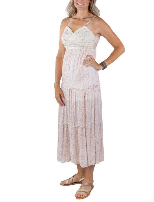 Timing - Sienna Crochet Maxi Dress