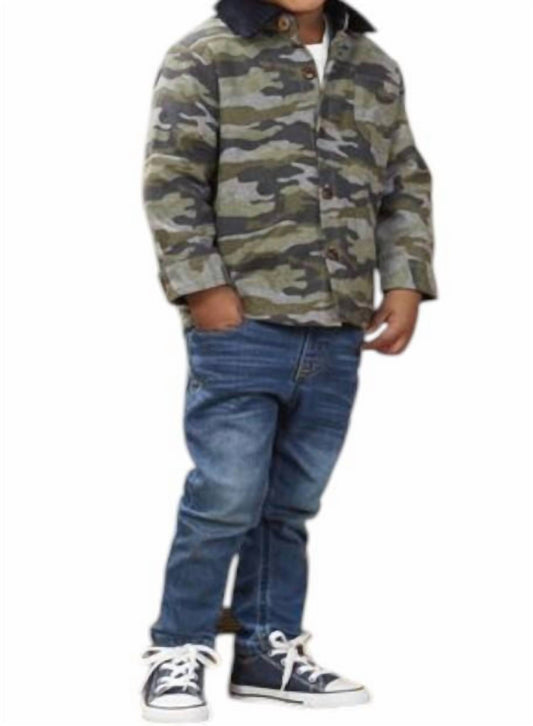 Mudpie - Boy’s Camo Shacket