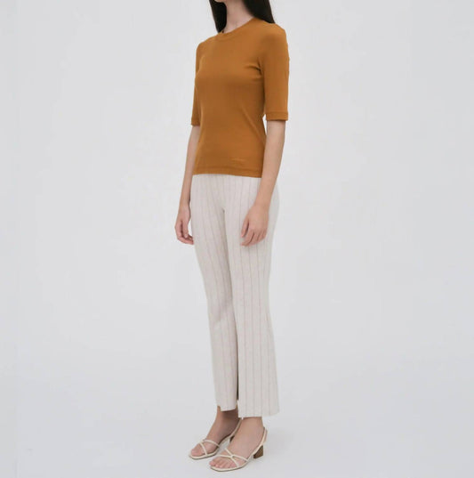 Rosetta Getty - Cropped Sleeve T-shirt