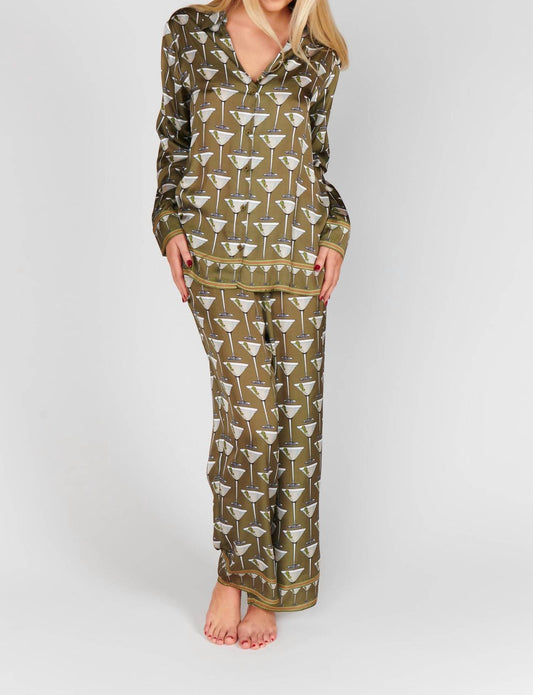 Show Me Your Mumu - Overslept Extra Dirty Martini Pajama Set