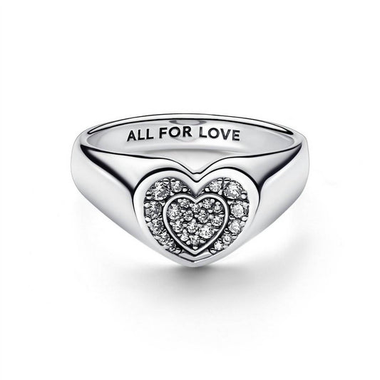 Pandora - Heart Sterling Silver Ring