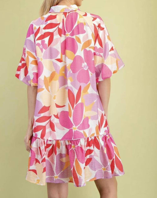 Gigio - Sunset Petals Mini Dress