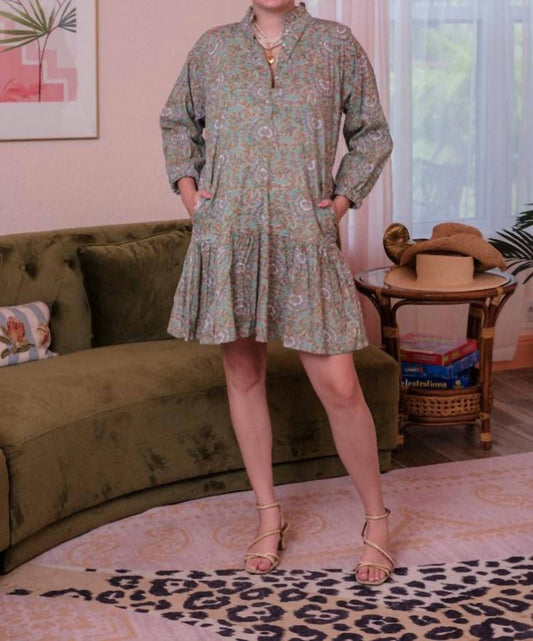 Just Darviny - Megan Button Front Mini Dress