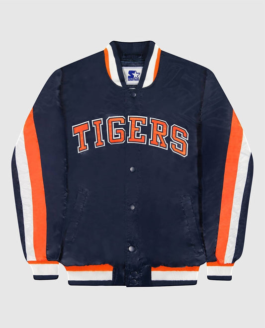 Starter - Men's Detroit Tigers Full-snap Ace Jacket