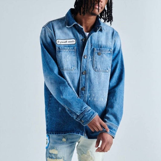 Gala - MEN'S MENTIROSA BUTTON UP DENIM JACKET