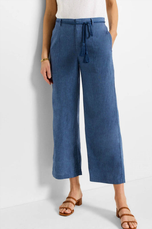Nic + Zoe - Rumba Linen Rope Belt Pant