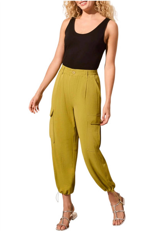 Tribal - Flowy Cargo Pant With Bungee Cord