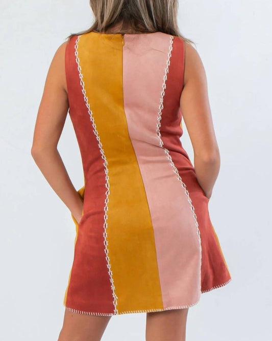 Heyson - Priscilla Suede Shift Dress