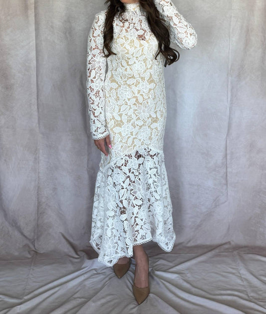 Endless Blu. - Something Romantic Long Sleeve Lace Dress