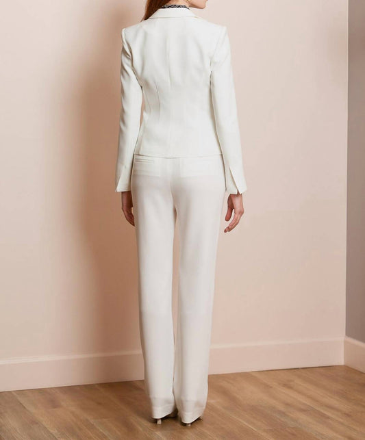 Jessie Liu - Crepe Suit Pants