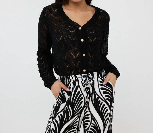 Esqualo - Fancy Knit Cardigan