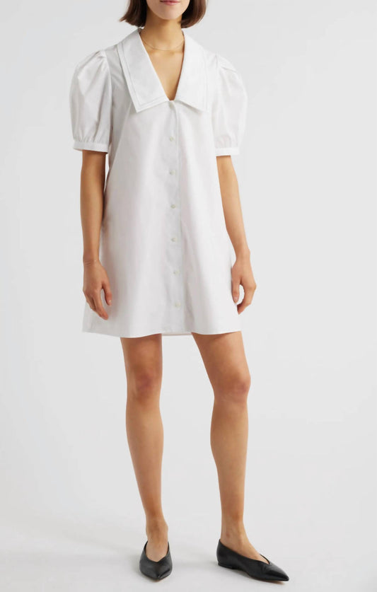 Frame - Poplin Sailor Mini Dress