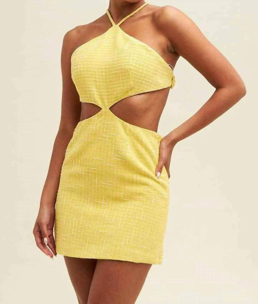 Luxxel - Bow Cutout Mini Dress