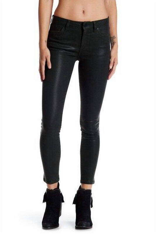 Joe'S Jeans - Coated Mid-Rise Skinny Ankle Jeans