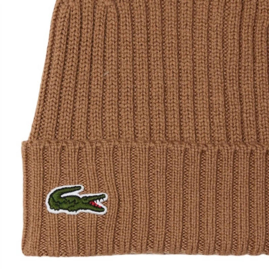 Lacoste - Ribbed Wool Beanie - Unisex