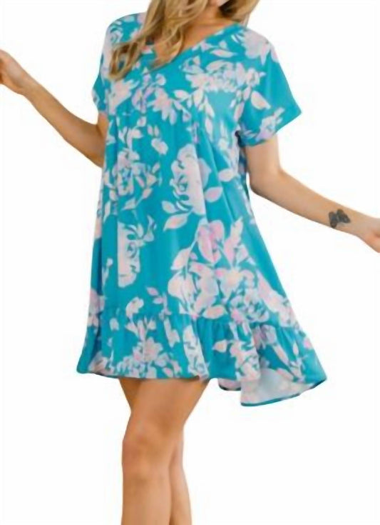 Bibi - Floral Print Flare Dress