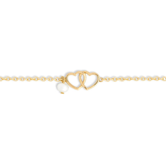 Demdaco - Women's Double Heart Prayer Bracelet