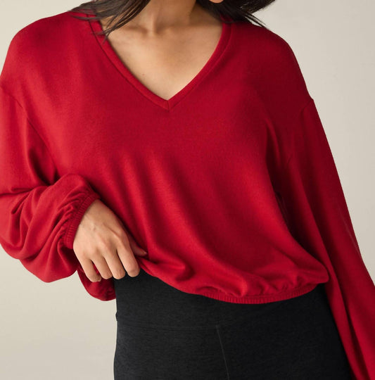 Beyond Yoga - Soft Spoken Cropped Pullover