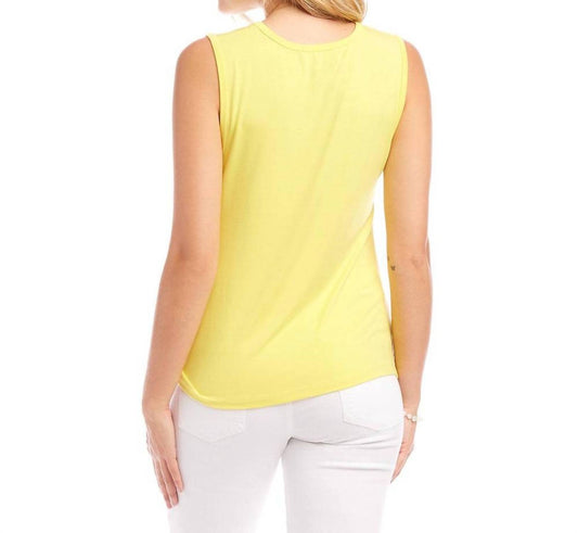 Karen Kane - Sleeveless Pick-Up Top