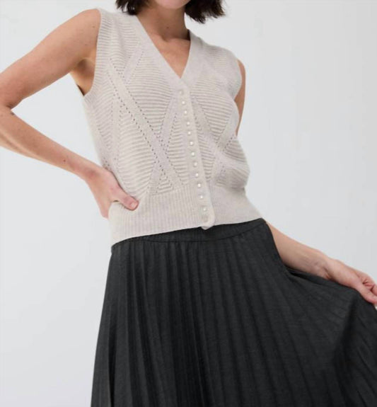 Autumn Cashmere - Diamond Stitch Vest