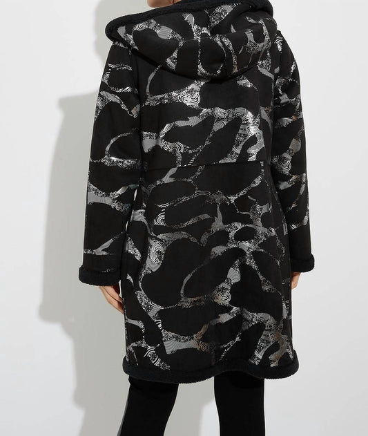 Joseph Ribkoff - Double Front Pocket Hooded Jacket