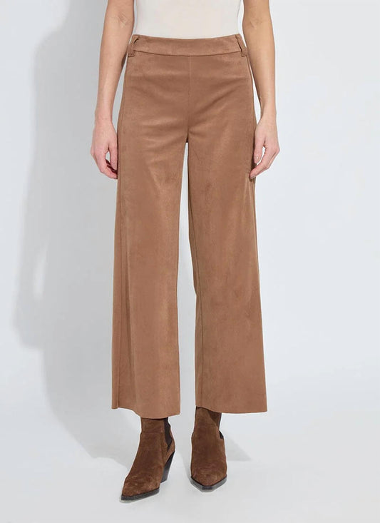 Lysse - Vionette Vegan Suede Wide Leg Trouser