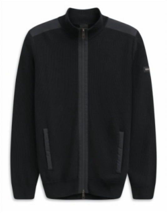 Bugatti - Unisex Full Zip Long Sleeve Cardigan
