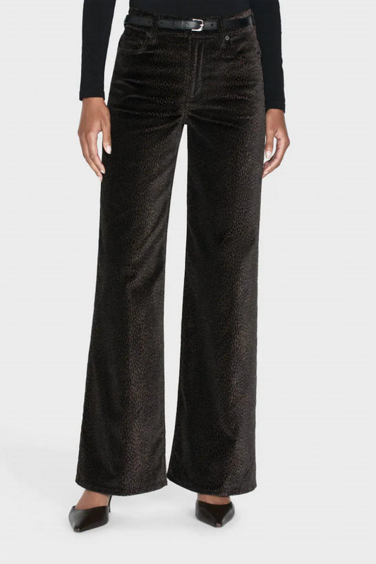 Frame - Le Slim Palazzo Velveteen Pants