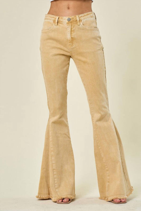 Wisteria Lane - Western Distress Flare Jeans