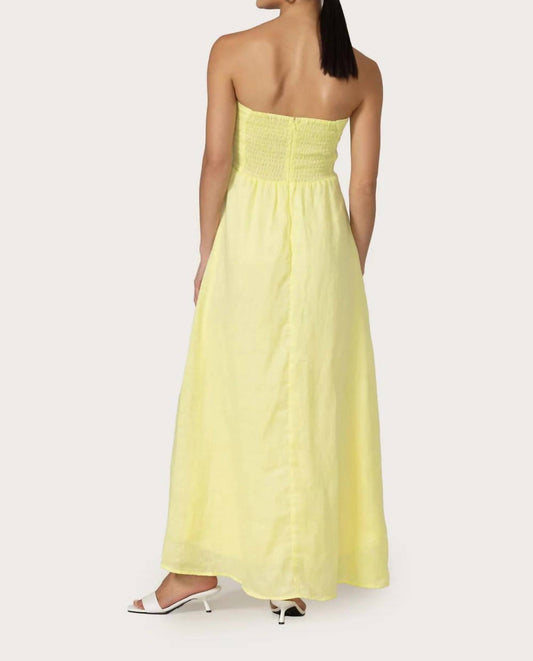 Lusana - Melody Linen Maxi Dress