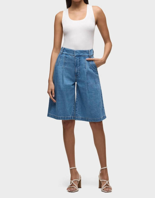 Hudson - CLEAN FRONT PLEATED BERMUDA SHORT