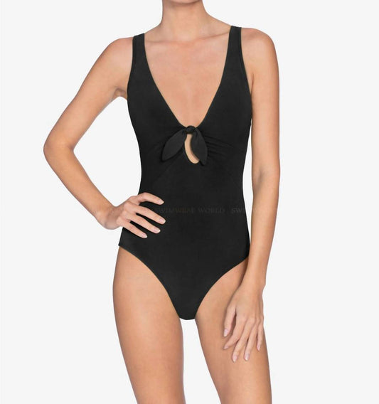Robin Piccone - Ava Plunge One Piece Swimsuit