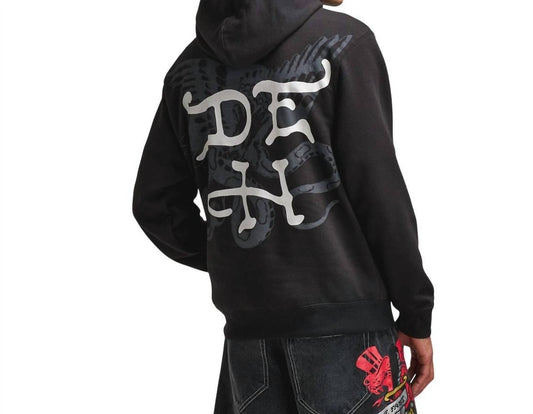 Ed Hardy - Dg Skull Fleece Pullover Hoodie