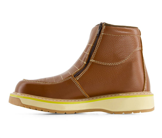 Forastero - Men's Double Zipper Leather Booties